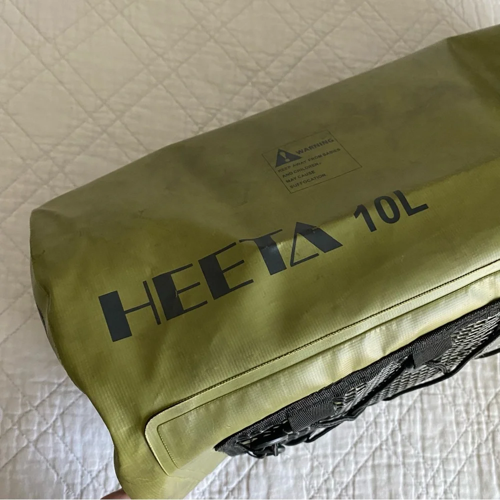 Heeta 10L Waterproof Dry Bag Olive Green - Picture 5 of 7